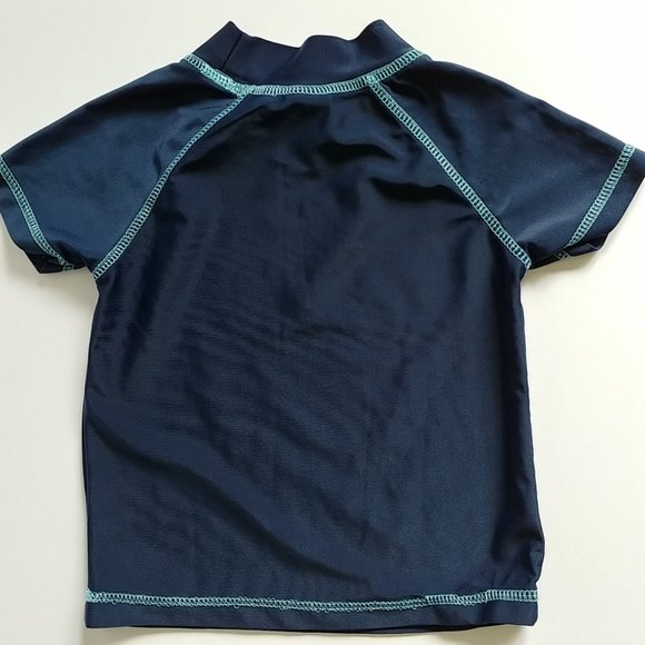 Sesame Street Dark Blue Short Sleeve Rash Guard 24 - Picture 2 of 3